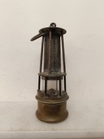 Antik bányász szerszám vájár bakter vasutas karbid lámpa 315 8018