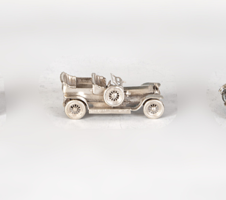 Silver miniature Rolls Royce - 1907 model