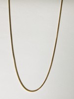 18Ct gold snake necklace, 9.32 g
