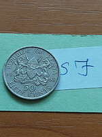 Kenya 50 cents 1968 copper-nickel sj