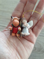 Charming Christmas decorations (reindeer + angel)
