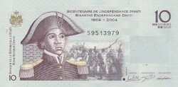 Haiti 10 gourdes, 2016, unc banknote