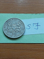 Kenya 50 cents 1971 mzee jomo kenyatta, copper-nickel sj