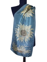 Silk scarf 33x123 cm. (5762)