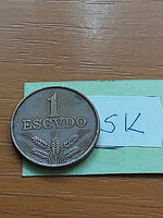 Portugal 1 escudo 1973 bronze sk