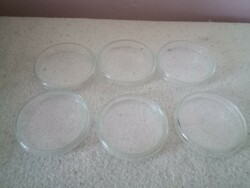 Régi üveg Petri csészék