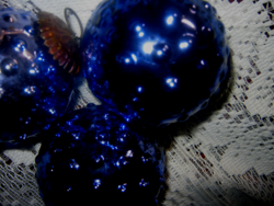 Blue bubble ball Christmas tree decoration
