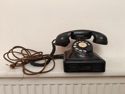 Antique Rotary Desktop Telephone from the 1930s, Hollóházi