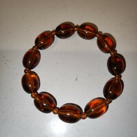 Amber (imitation) rubber bracelet