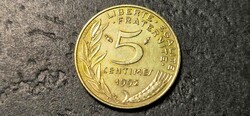 France 5 centimeter, 1992.