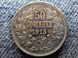 Bulgária I. Ferdinánd (1887-1918) .835 ezüst 50 Stotinki 1913  (id80928)