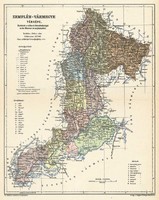 Zemplén vármegye térképe (Reprint: 1905)
