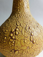 Magyarszombatfai ceramic lamp with crackle glaze 21 cm