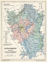 Map of Fejér county (reprint: 1905)