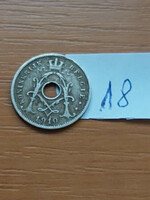 Belgium belgie 5 cemtimes 1910 copper-nickel, i. King Albert 18