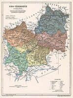 Ung vármegye térképe (Reprint: 1905)