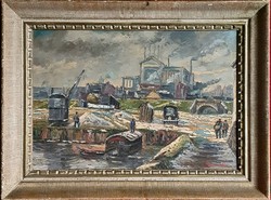 40 MŰTÁRGY 40 NAPIG! Ünnepi kínálat:  Maurice Leblanc (1864 - 1941) :Kikötő