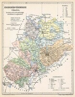 Csongrád vármegye térképe (Reprint: 1905)