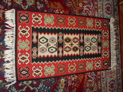 Torontáli "  kilim,, szőnyeg (Gyapjú ) 115 cm X 67 cm