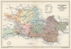 Arad vármegye térképe (Reprint: 1905)