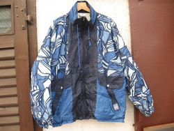 Retro marcel clair life line rain jacket, wind jacket xl