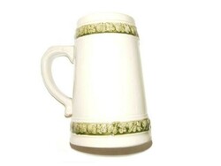 Zsolnay pitcher, embossed writer heavy strawberry ornament cup