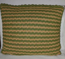 Old crocheted decorative cushion cover 48×42cm