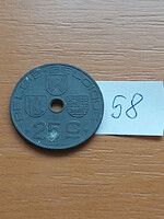 Belgium belgie - belgique 25 centimes 1944 ww ii. Zinc 58