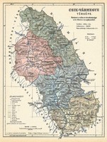 Map of Csík county (reprint: 1905)