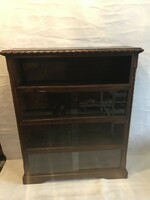 Bookshelf with glass or open