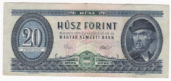 Twenty HUF banknote 1975