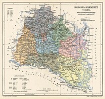 Baranya vármegye térképe (Reprint: 1905)