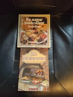 Small Hungarian cookbook/155 dishes in the oven, the 2 together.