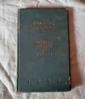 Peterdi Andor - Éneklő zarándok, szerzői kiadás 1925.