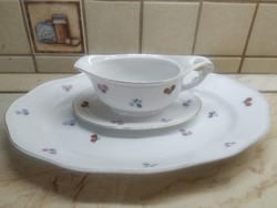Porcelain table center serving, round serving, sauce bowl for sale! Czech porcelain