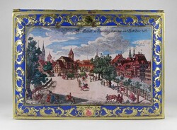 1P308 large Nuremberg biscuit tray box 41.5 Cm