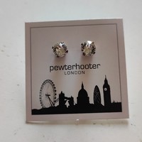 Pewterhooter earrings London