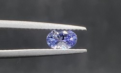 Tanzanite oval cut 0.63 Carat. With certification.