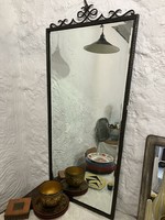 Régi kovácsoltvas tükör 110 x 55 x 45 cm