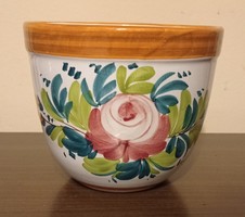 Beautiful, flawless, Italian handmade ceramic bowl, 14/17 cm