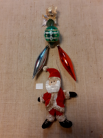 Old glass Christmas tree decoration. (55)