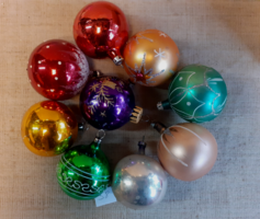 Old glass Christmas tree decoration. (38)