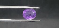 Amethyst oval cut 2.37 Carat. With certification.