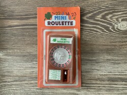 Retró trafikáru játék Mini rulett Roulette bontatlan 80-as évek