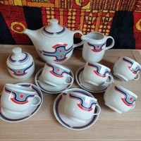 Retro Alföldi porcelán teás készlet