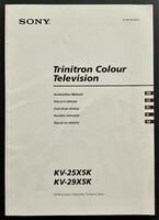 Sony tv instruction manual 1998 user manual