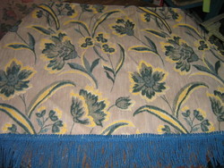 Gyönyörű vintage rojtos mokett falvédő / szőnyeg párban