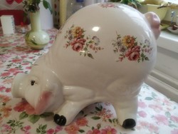Óriás malac persely eladó! Porcelán malac szobor 40 cm eladó!