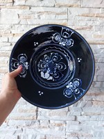 Large blue and white ceramic bowl