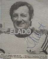 Golden team Lóránt Gyula signed autographed photo football soccer national team ball